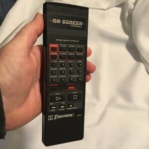 Genuine Emerson VCR874 TV VCR Remote Control 70-2069 Tested Works